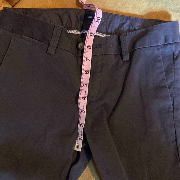 Gap slim straight leg mid rise gray pants - Picture 5 of 6